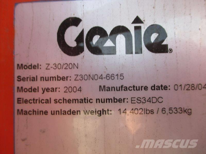 Genie Z 30/20 N رافعات سلة مفصلية