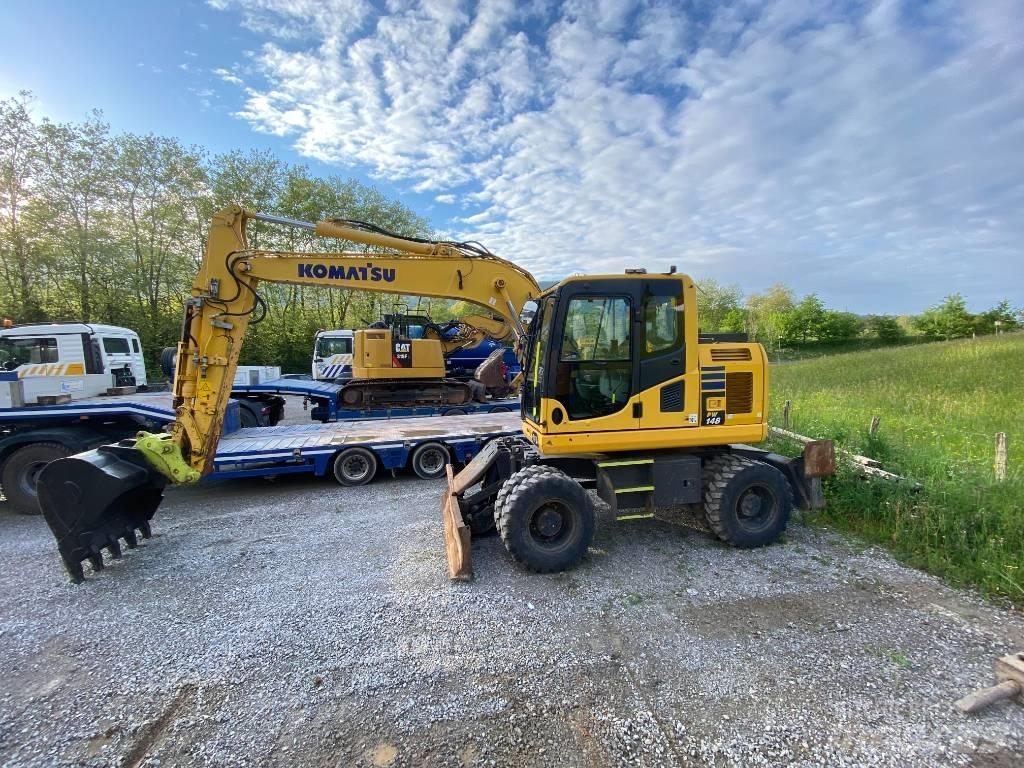 Komatsu PW 148 حفارات بعجل