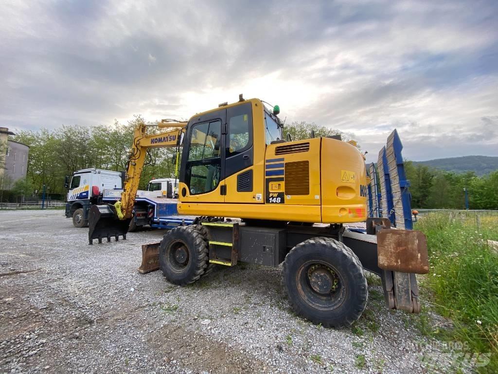 Komatsu PW 148 حفارات بعجل