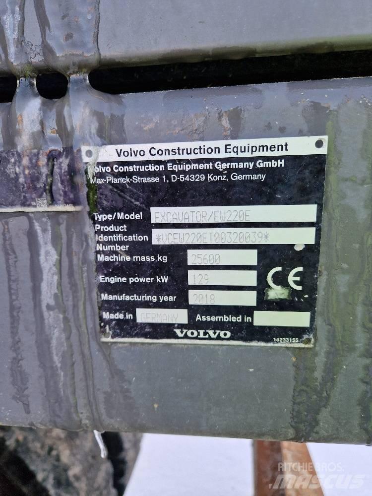 Volvo EW220E حفارات بعجل