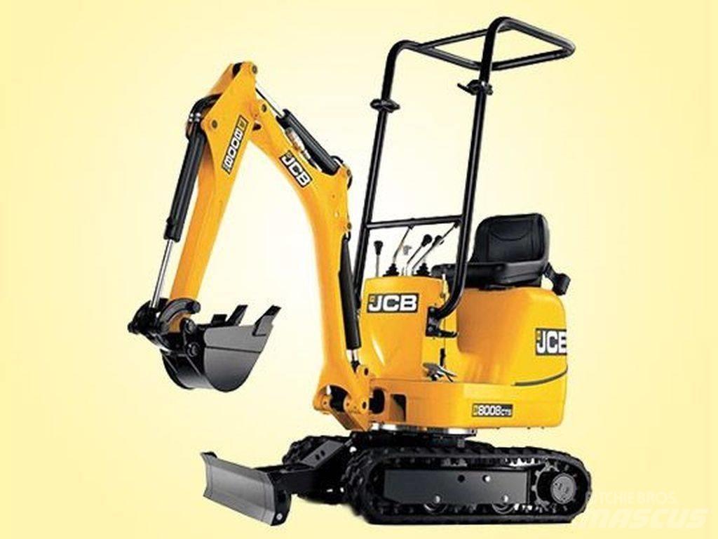 JCB 8008 CTS حفارات صغيرة أقل من 7 طن (حفارات صغيرة)