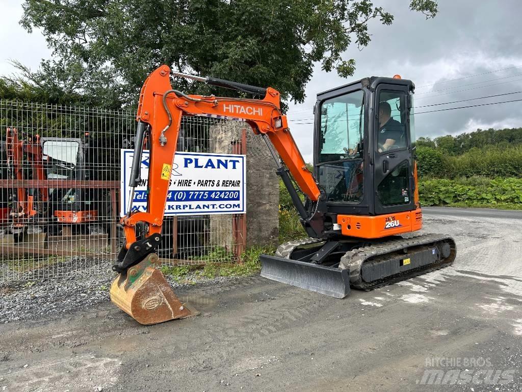 Hitachi ZX 26 U-6 حفارات صغيرة أقل من 7 طن (حفارات صغيرة)