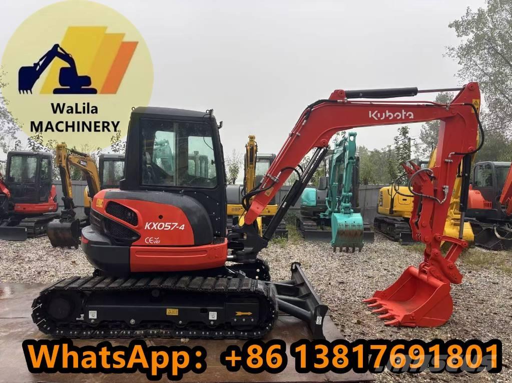 Kubota KX 057-4 حفارات صغيرة أقل من 7 طن (حفارات صغيرة)