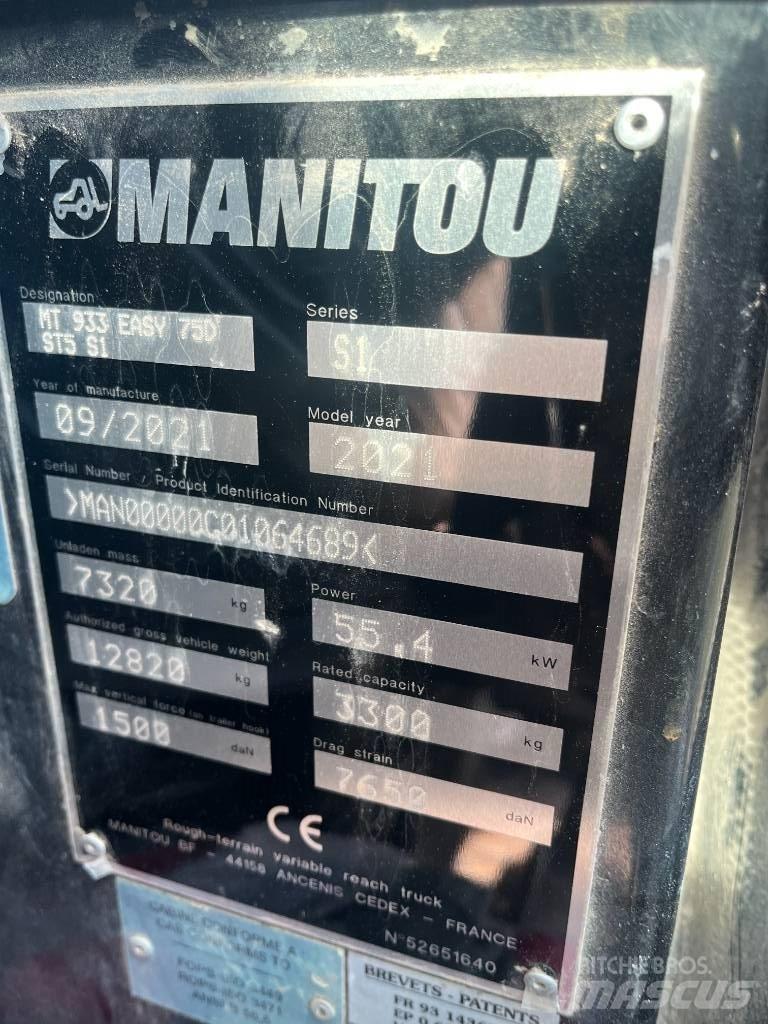 Manitou 933 مناولات متداخلة