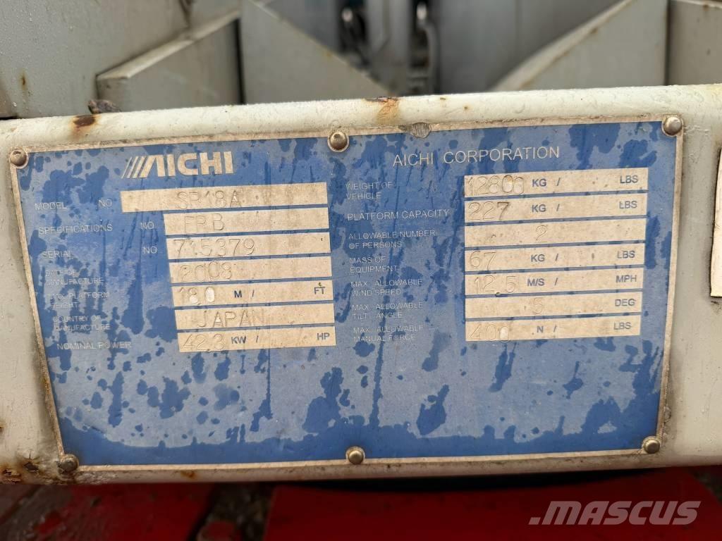 Aichi SR 18 A رافعات سلة تلسكوبية