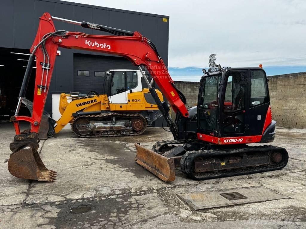 Kubota KX 080-4 حفارات وسط 7 طن - 12 طن