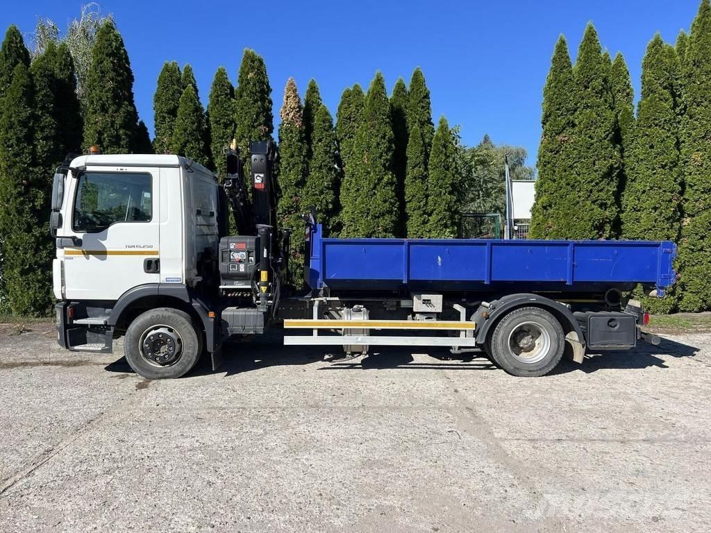 MAN TGM 15.250 شاحنات الرافعات الخطافية