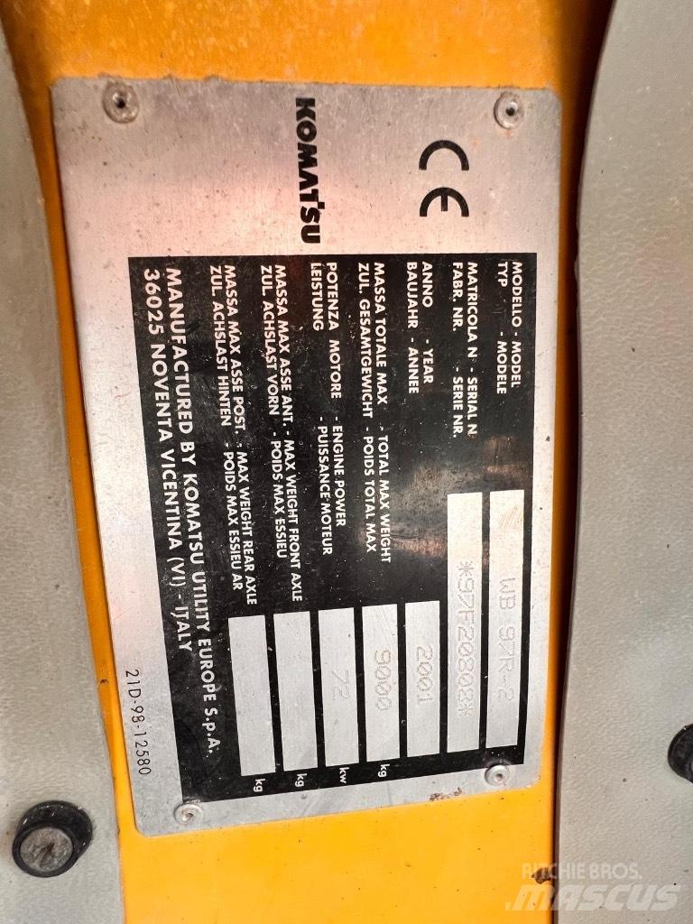 Komatsu WB 97 R-2 لوادر ذات جرافات عكسية