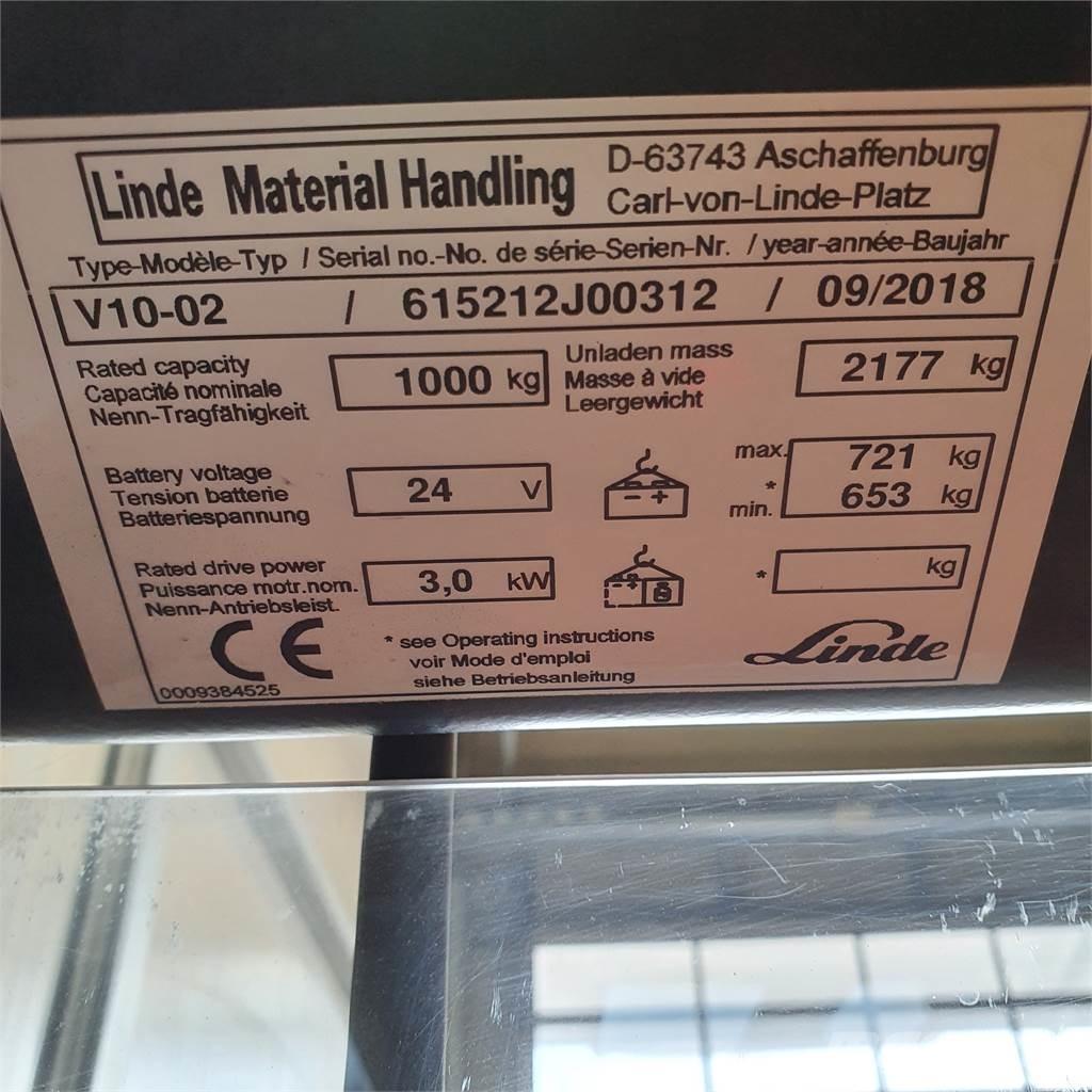 Linde V10 معدات الرفع عالي المستوى