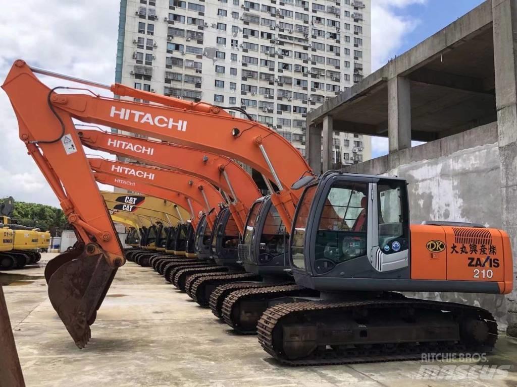 Hitachi zx210 حفارات زحافة