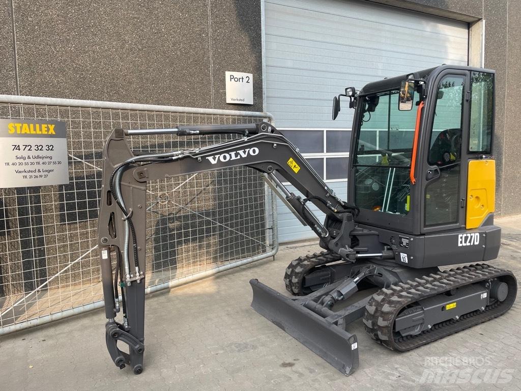 Volvo EC27D حفارات صغيرة أقل من 7 طن (حفارات صغيرة)