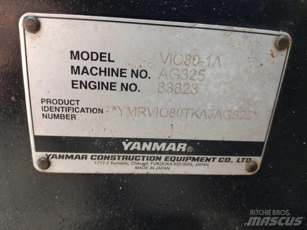 Yanmar ViO80-1a حفارات زحافة