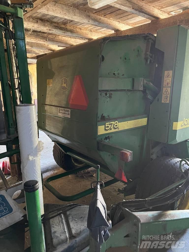 John Deere 578 محزمات مستديرة