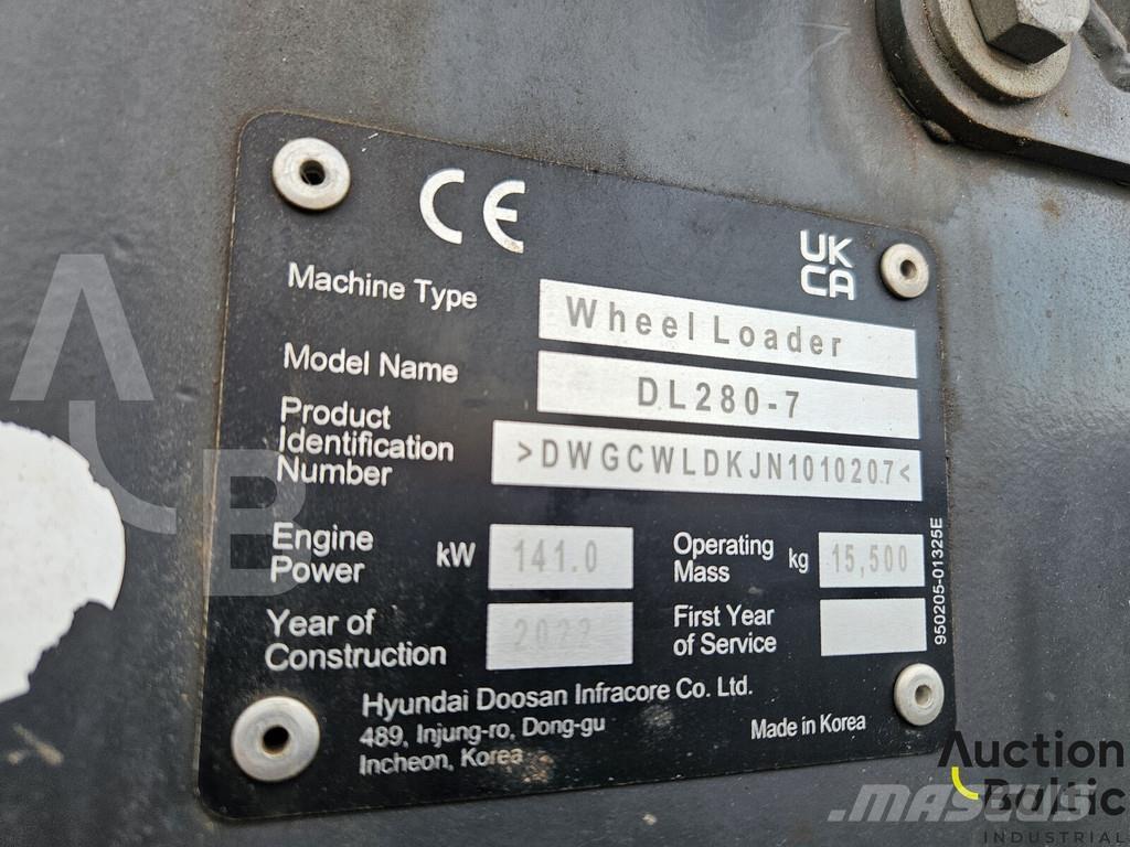 Doosan DL280-7 لوادر بعجل