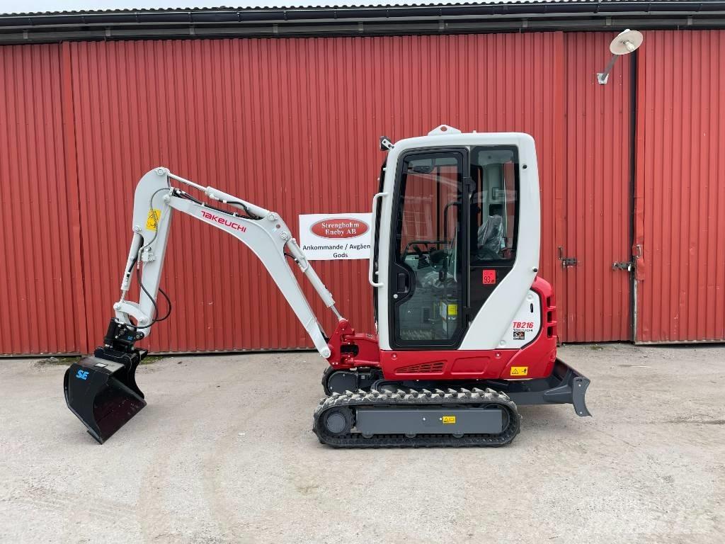 Takeuchi TB216 حفارات صغيرة أقل من 7 طن (حفارات صغيرة)