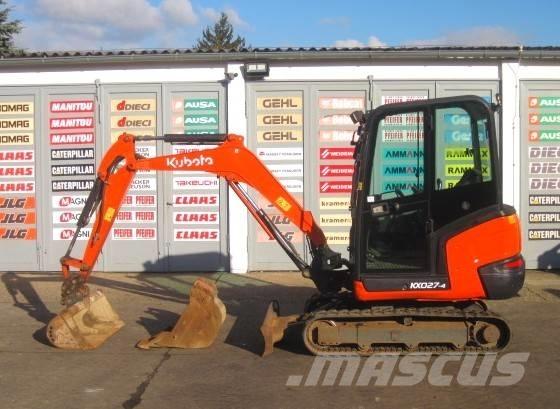 Kubota KX027-4 حفارات صغيرة أقل من 7 طن (حفارات صغيرة)