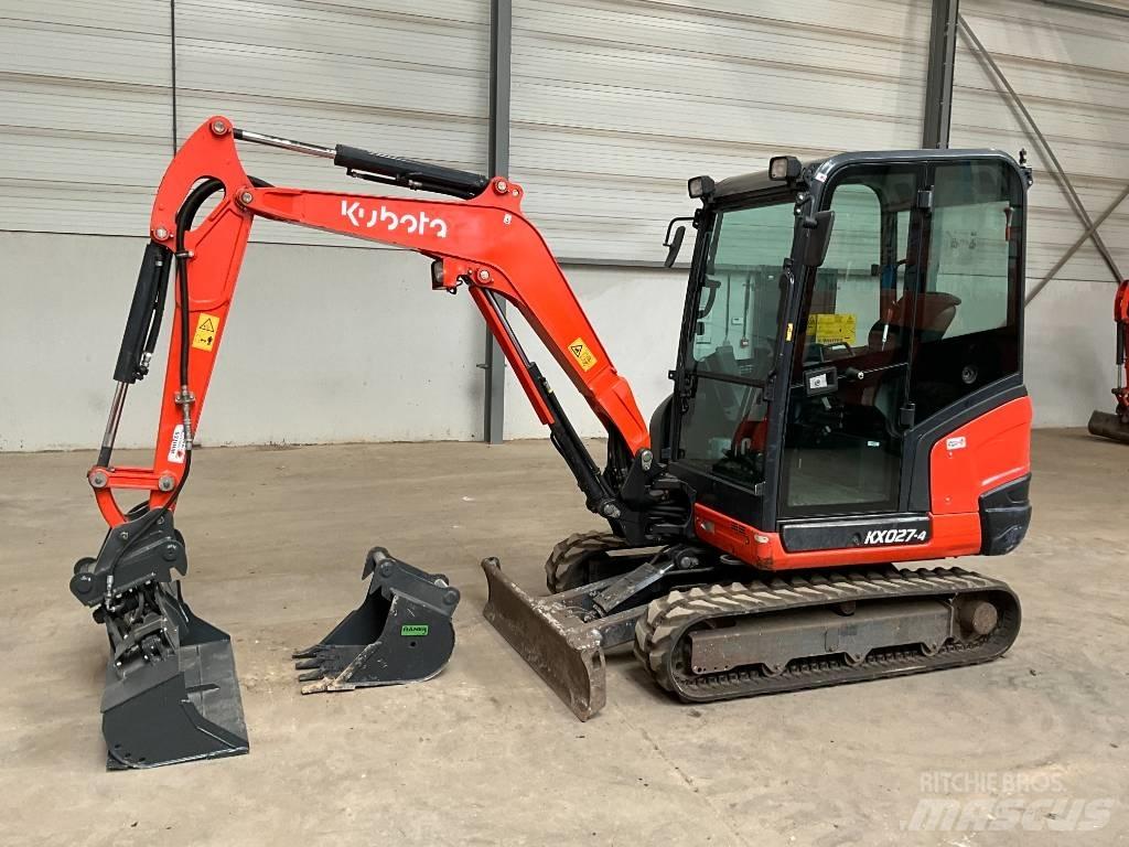 Kubota KX 027-4 حفارات صغيرة أقل من 7 طن (حفارات صغيرة)