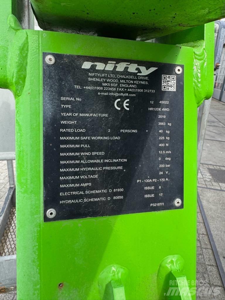 Niftylift HR 12 D E رافعات سلة مفصلية