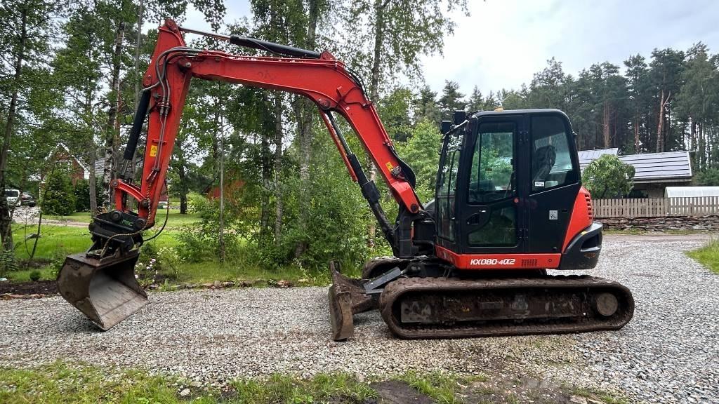 Kubota KX 080-4 CX حفارات وسط 7 طن - 12 طن