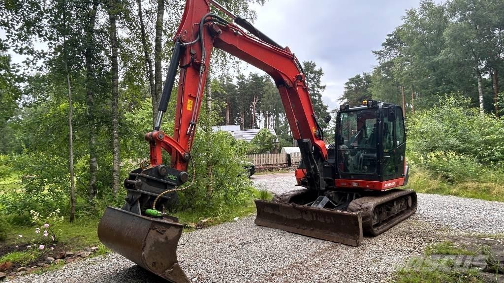 Kubota KX 080-4 CX حفارات وسط 7 طن - 12 طن