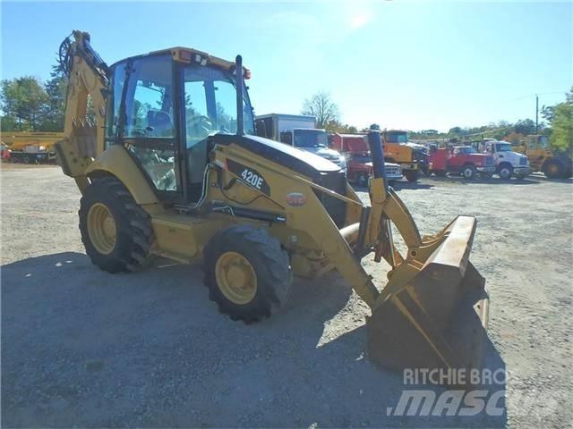 CAT 420 E لوادر ذات جرافات عكسية