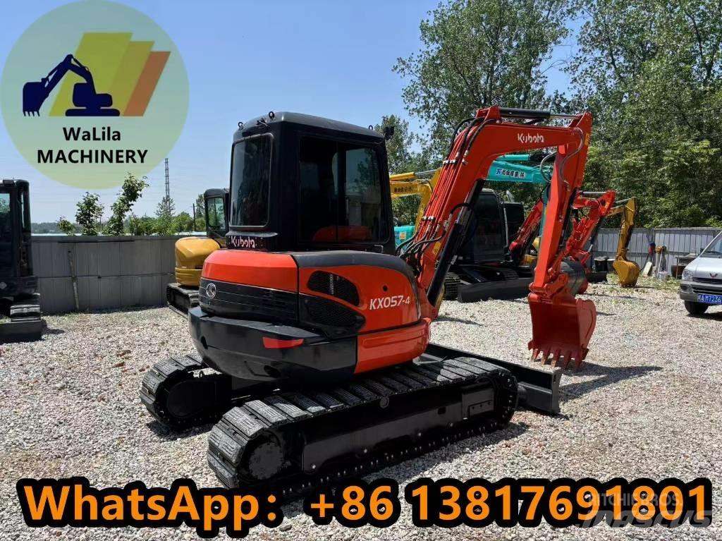 Kubota KX 057-4 حفارات صغيرة أقل من 7 طن (حفارات صغيرة)
