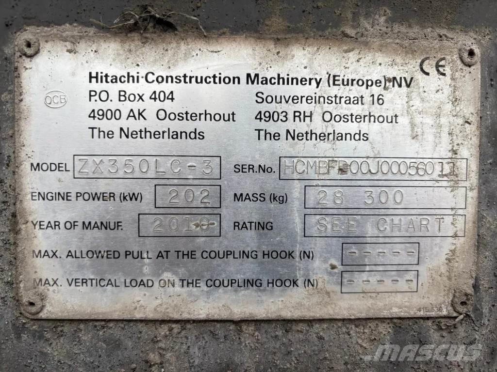 Hitachi ZX350LC-3 حفارات زحافة