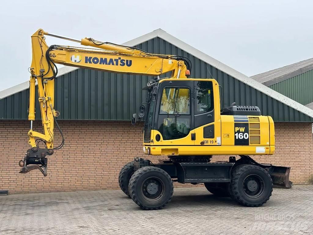 Komatsu PW160-8 حفارات بعجل