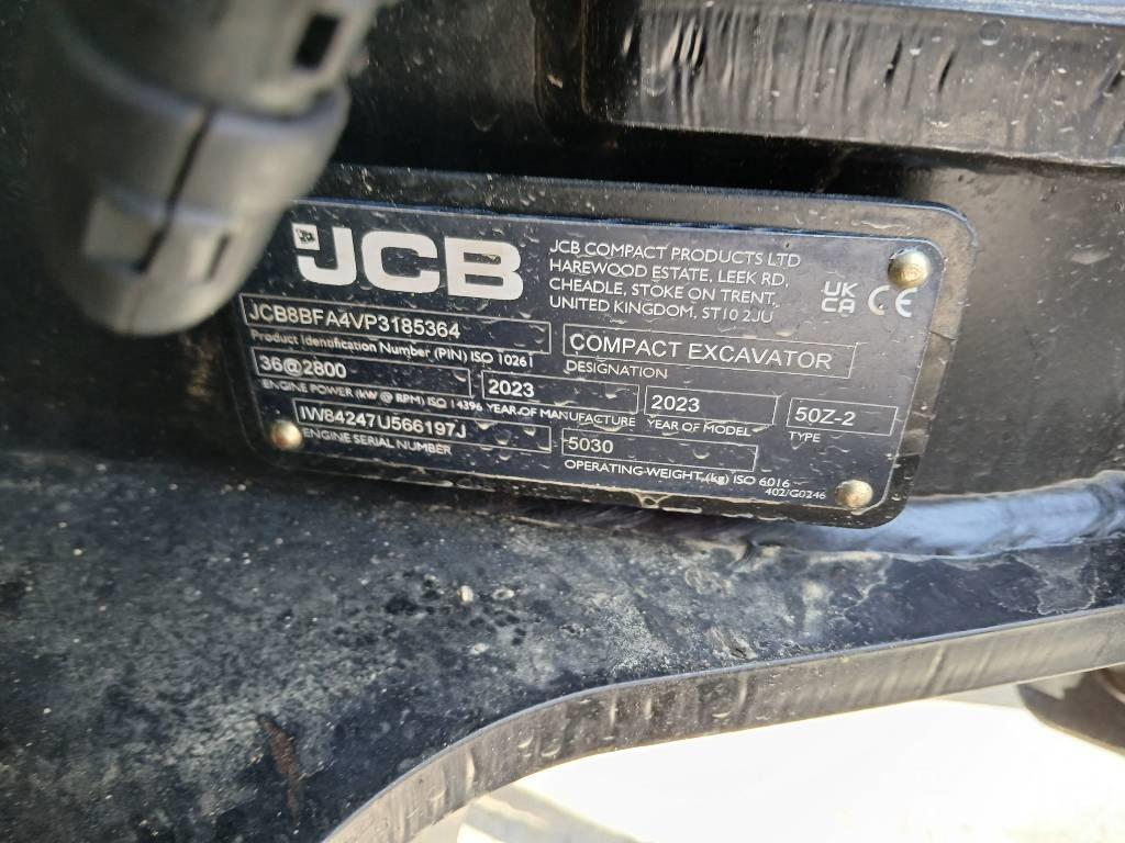 JCB 50 Z-2 حفارات صغيرة أقل من 7 طن (حفارات صغيرة)