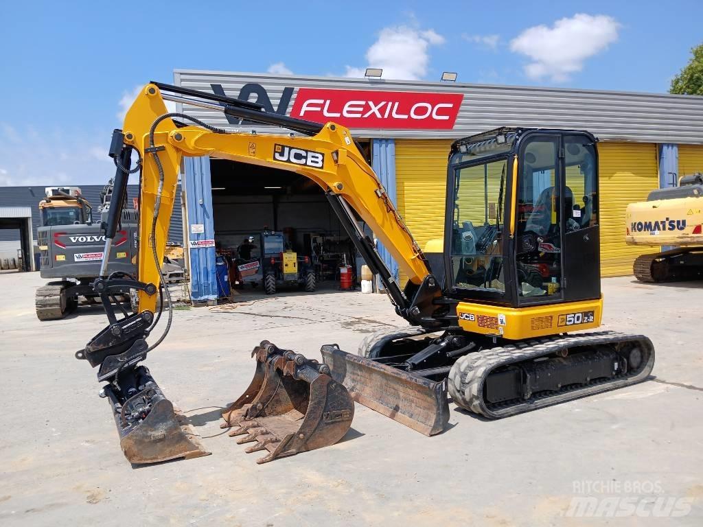 JCB 50 Z-2 حفارات صغيرة أقل من 7 طن (حفارات صغيرة)