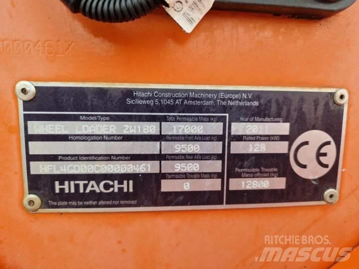 Hitachi ZW 180 لوادر بعجل