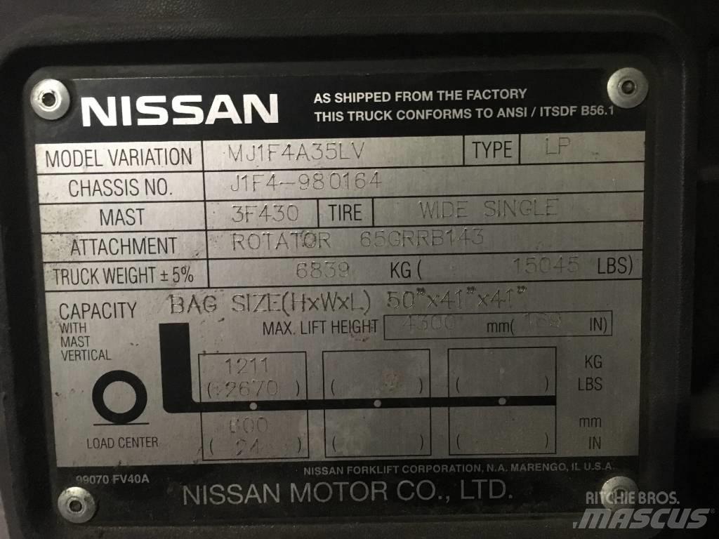 Nissan 80 شاحنات ذات رافعات شوكية - أخرى