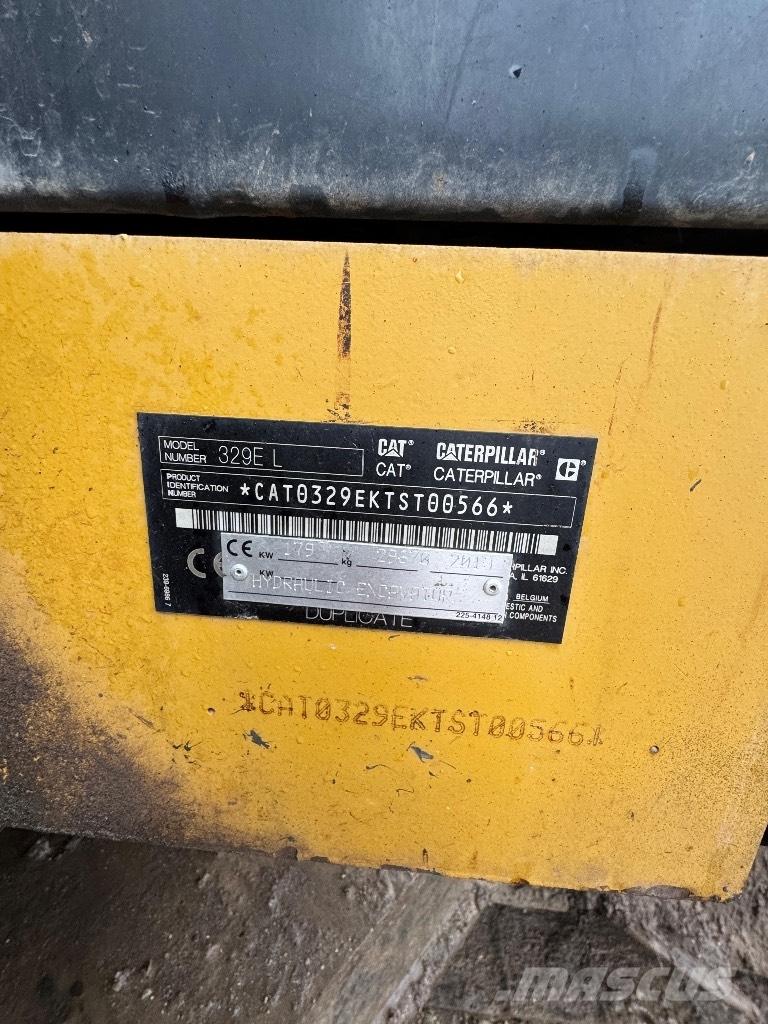 CAT 329 EL حفارات زحافة