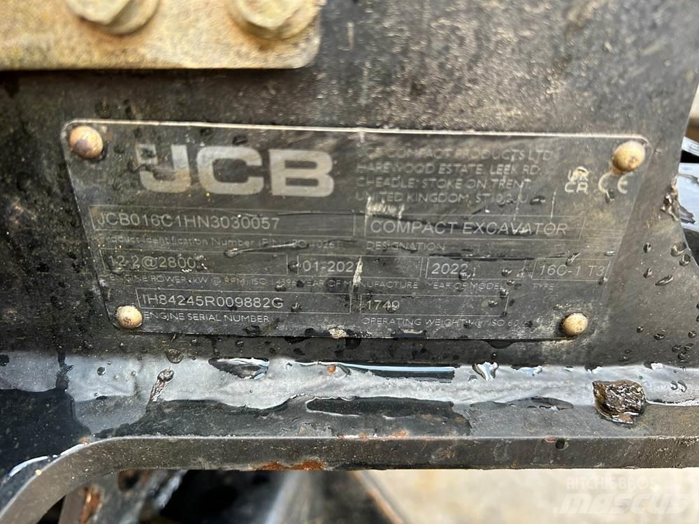 JCB 16C-1 حفارات صغيرة أقل من 7 طن (حفارات صغيرة)