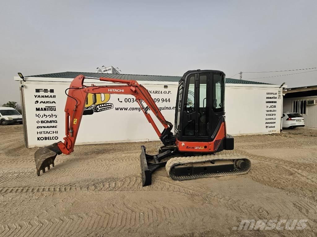 Hitachi ZX 35 U-2 حفارات صغيرة أقل من 7 طن (حفارات صغيرة)
