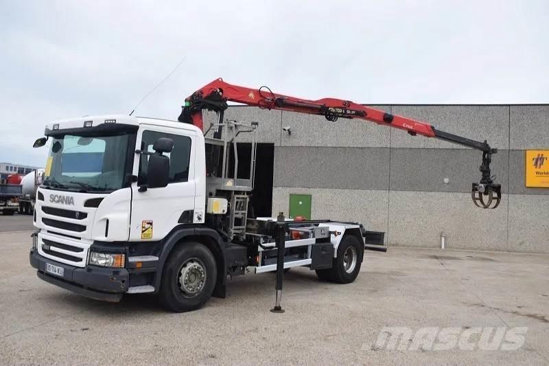 Scania P280 شاحنات مسطحة / أوناش