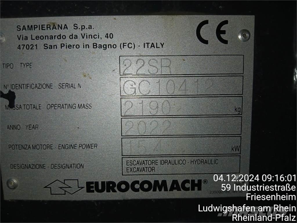 Eurocomach 22SR حفارات صغيرة أقل من 7 طن (حفارات صغيرة)
