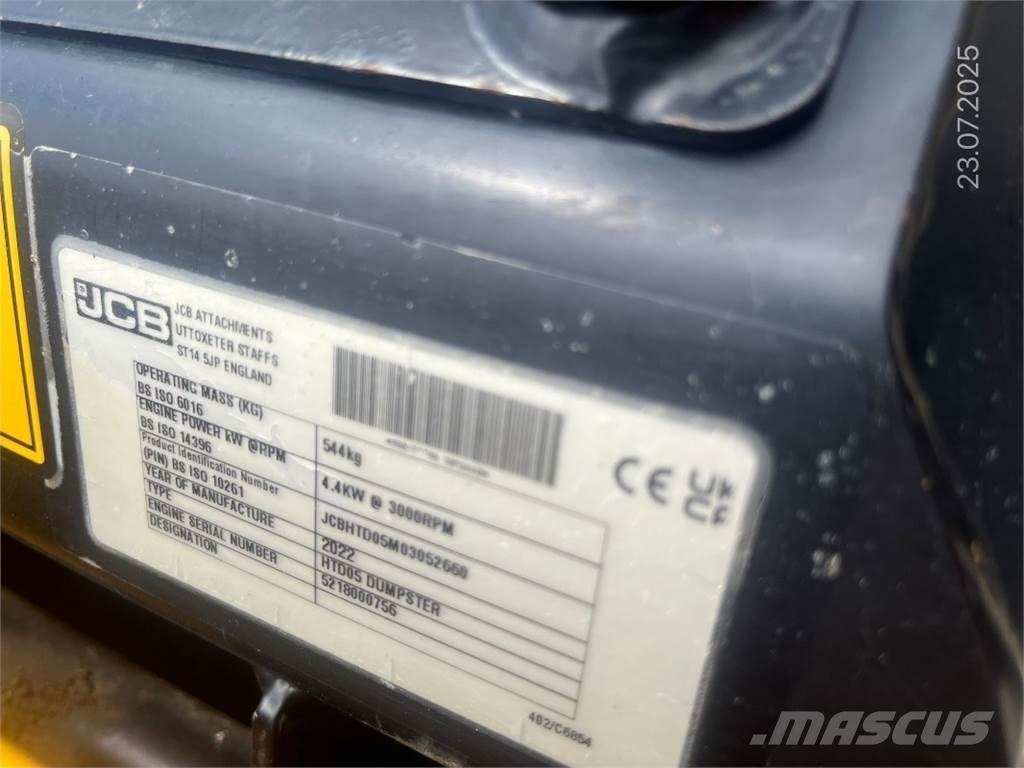 JCB HTD5 عربات نقل قلابة للمواقع