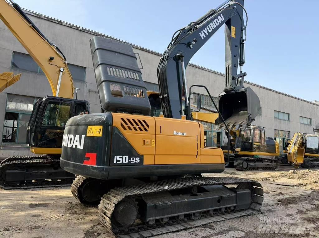 Hyundai R150lc-9s حفارات زحافة