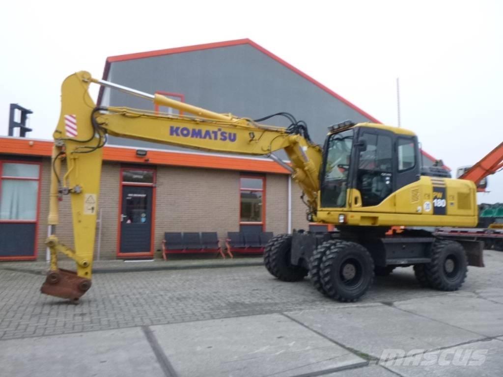 Komatsu PW 180-7EO حفارات بعجل