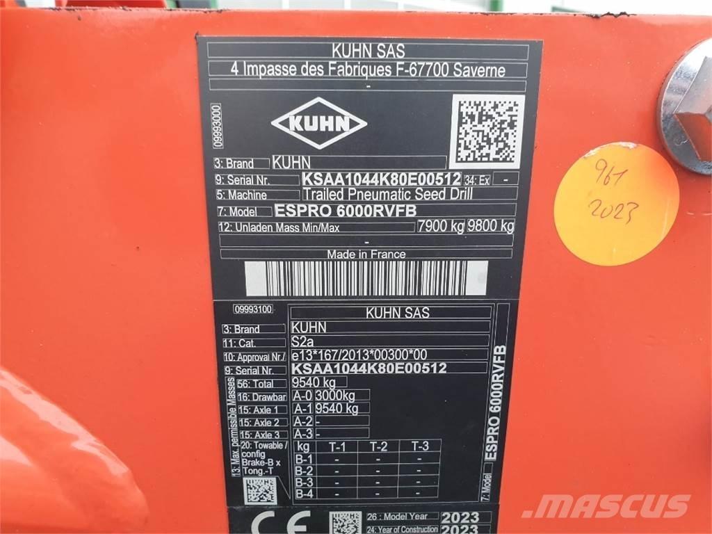 Kuhn ESPRO6000 مثاقيب