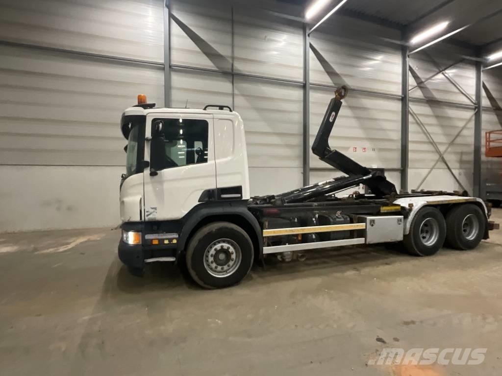 Scania P 410 6X4 شاحنات الرافعات الخطافية