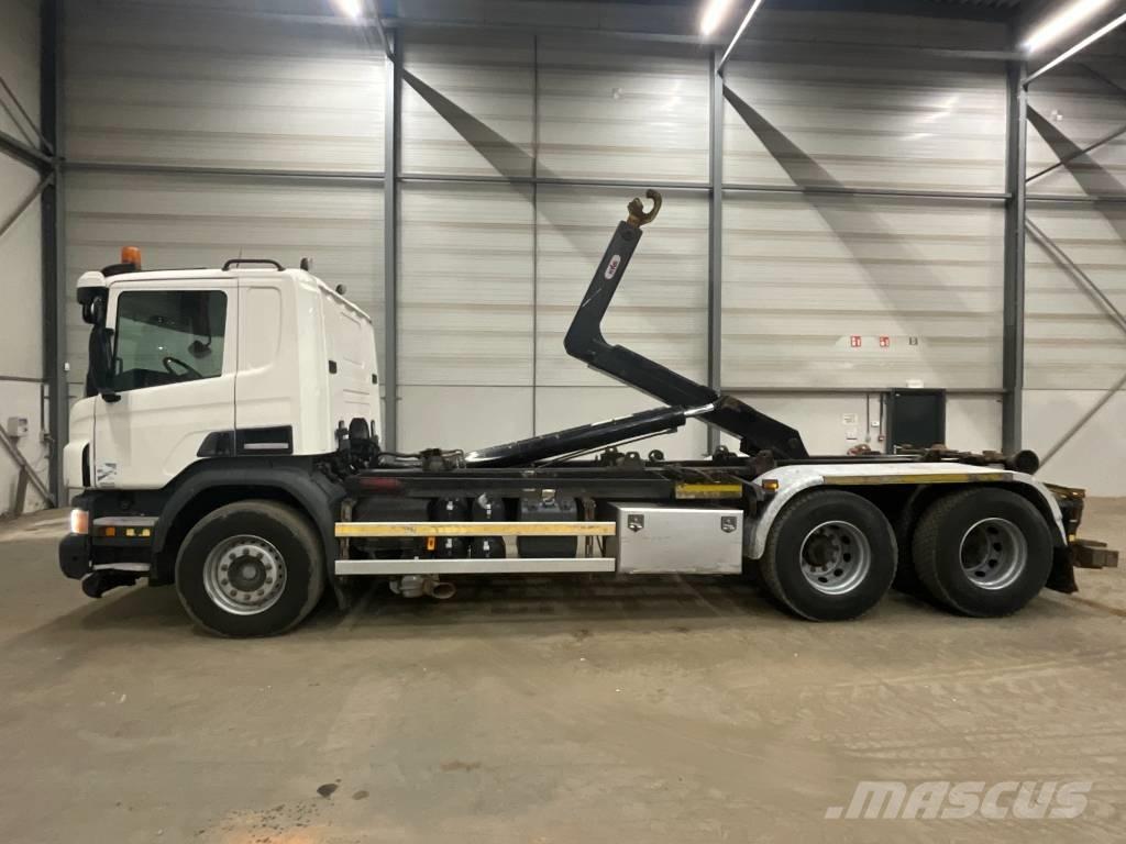 Scania P 410 6X4 شاحنات الرافعات الخطافية