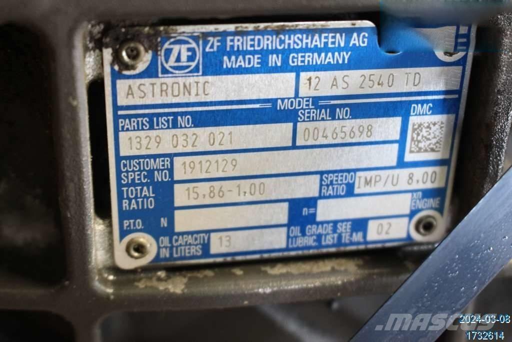 DAF XF 510 علب تروس