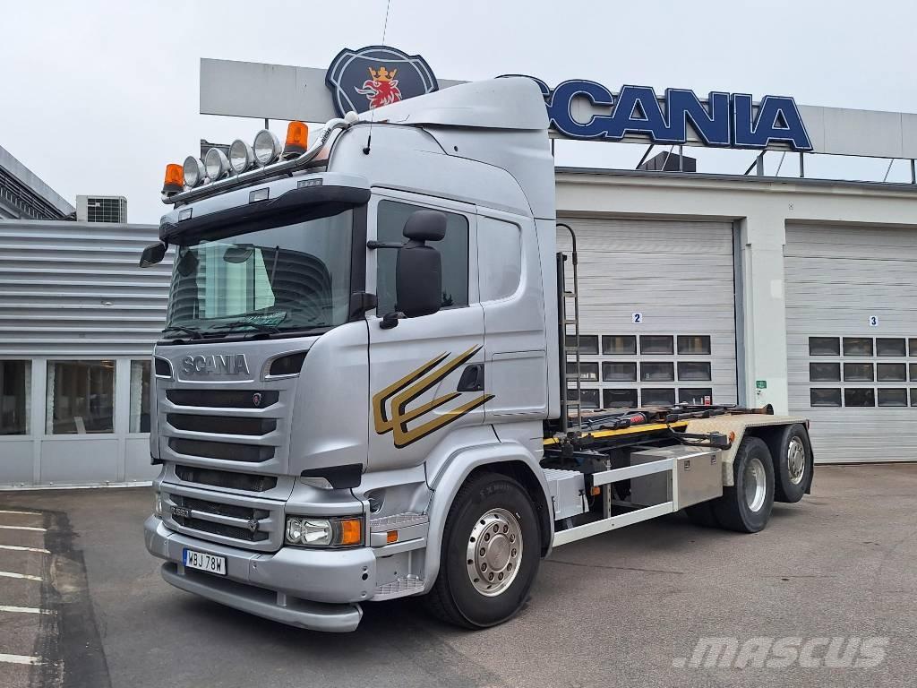 Scania R 580 LB شاحنات الرافعات الخطافية