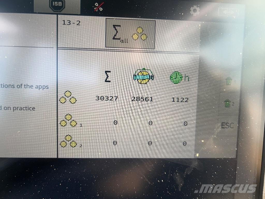 Krone CF1550XC محزمات مستديرة