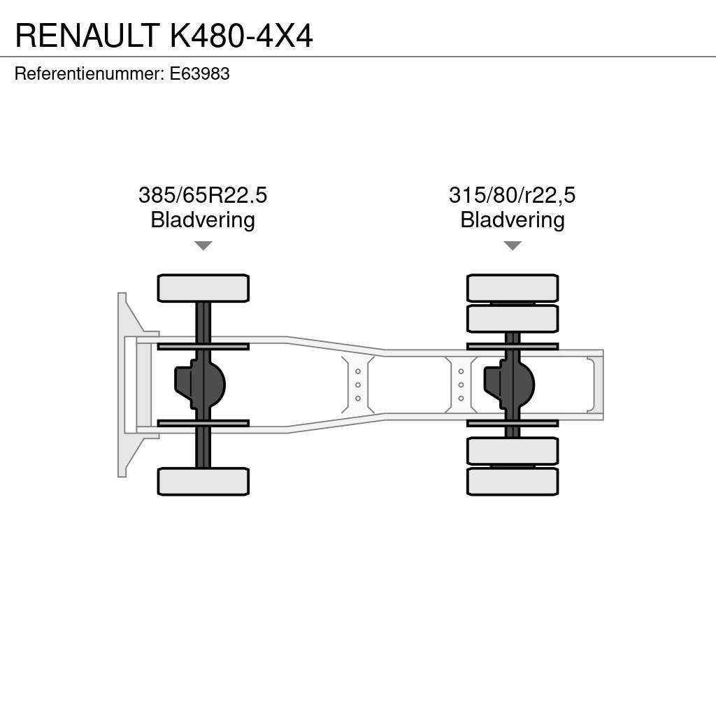 Renault K480-4X4 وحدات الجر