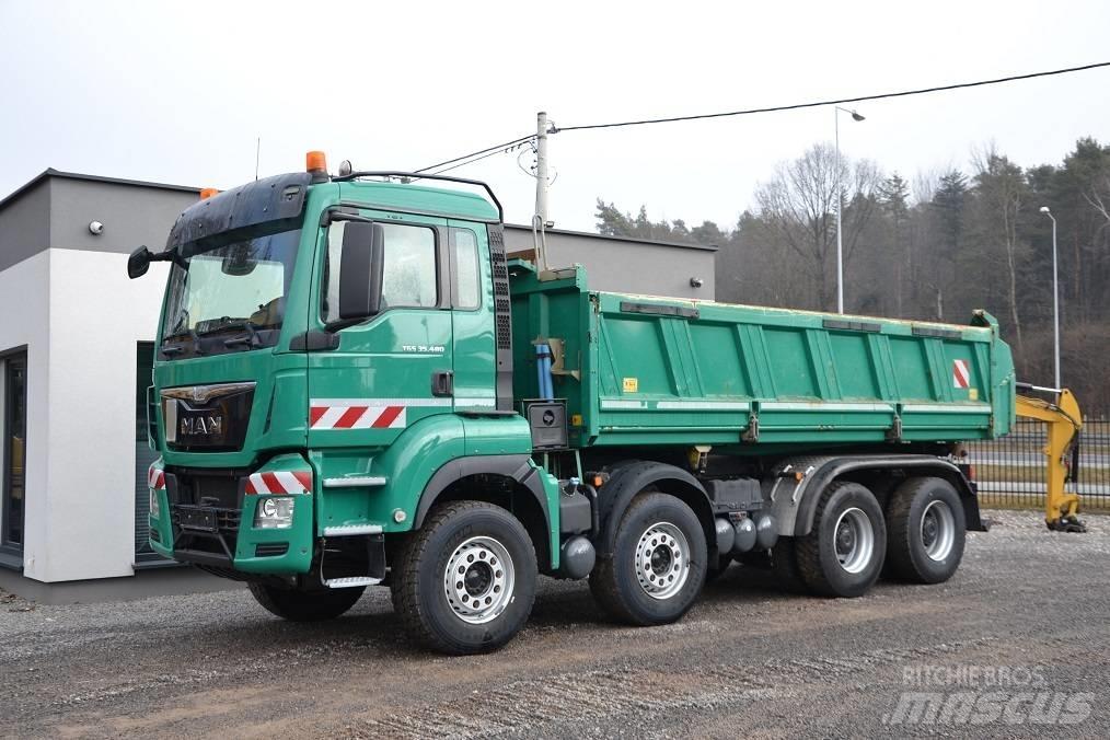 MAN TGS 35 480 شاحنات قلابة