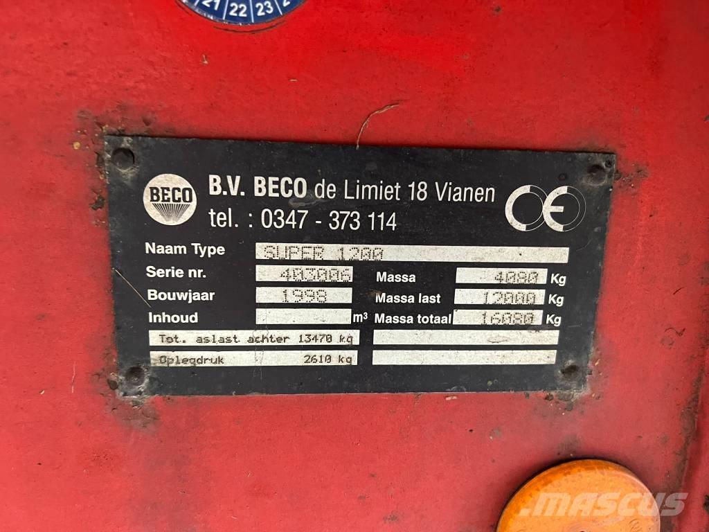 Beco Super 1200 مقطورات قلابة