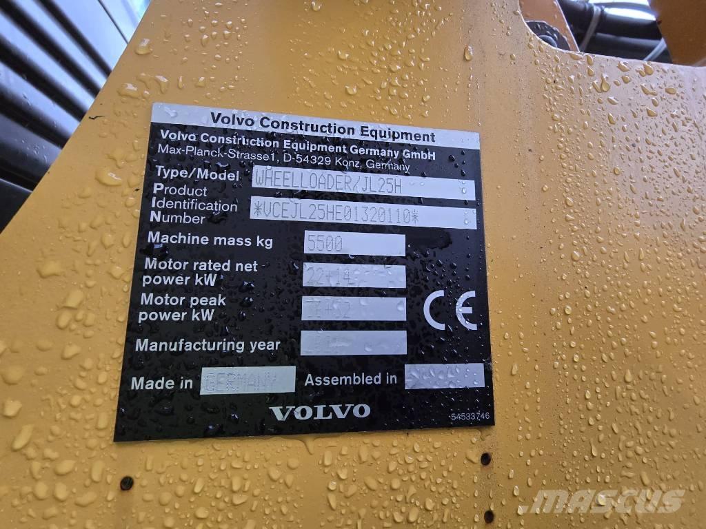 Volvo JL25H Electric لوادر بعجل